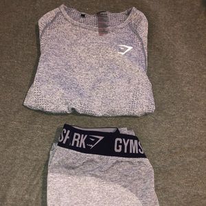 Gymshark two piece set.